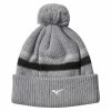 Mizuno Breath Thermo Pom Pom Beanies Grey -Outlet Clubs Store 183788332 max