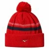 Mizuno Breath Thermo Pom Pom Beanies Red -Outlet Clubs Store 183788335 max