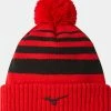 MIZUNO BREATH THERMO POM POM BEANIE RED 1 MIZUNO BREATH THERMO POM POM BEANIE RED -Outlet Clubs Store 202209S52GW2502 63 Red