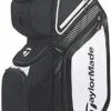 TAYLORMADE 2020 8.0 GOLF CART BAG BLACK/WHITE/CHARCOAL -Outlet Clubs Store 32927