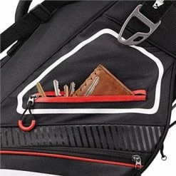 TAYLORMADE PRO 8.0 STAND BAG BLACK/WHITE/RED -Outlet Clubs Store 32937 2