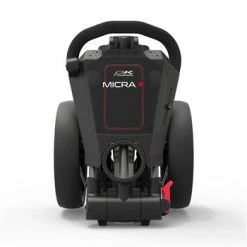 POWAKADDY 2022 MICRA PUSH CART-GUN METAL/RED TRIM -Outlet Clubs Store 40384 2