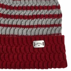 Callaway Pom Pom Beanie Cardinal Red -Outlet Clubs Store CA20H0314006 1 L