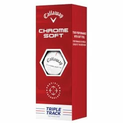 Callaway Chrome Soft Triple Track 22 Golf Balls White (2 Dozen €99) -Outlet Clubs Store CA22D0106001 5 L