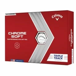 Callaway Chrome Soft Triple Track 22 Golf Balls White (2 Dozen €99)