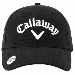 Callaway Gents Stitch Magnet Adj Cap Black -Outlet Clubs Store CA22H0309001 2 L