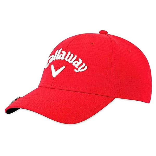 CALLAWAY STITCH MAGNET BALL MARKER CAP- RED 3 CALLAWAY STITCH MAGNET BALL MARKER CAP- RED