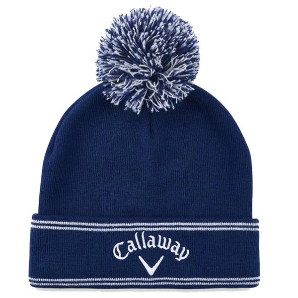 Callaway Classic Beanie Navy Silver 3 Callaway Classic Beanie Navy Silver