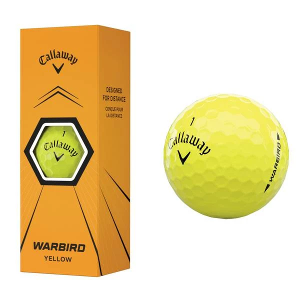 Callaway Warbird Golf Balls Yellow 2022 (2 Dozen €35) 4 Callaway Warbird Golf Balls Yellow 2022 (2 Dozen €35) - Image 2