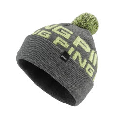 Ping Logo II Bobble Hats Grey Marl /Green