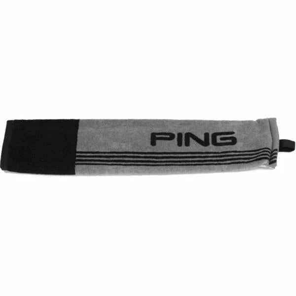Ping214 Trifold Towel Grey - Black 3 Ping214 Trifold Towel Grey - Black
