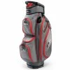 Powakaddy DLX-Lite Cart Bag Gunmetal Red 1 Powakaddy DLX-Lite Cart Bag Gunmetal Red -Outlet Clubs Store PW22A0304003 L