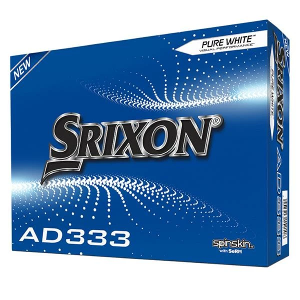 Srixon 22 AD333 Golf Balls White 3 Srixon 22 AD333 Golf Balls White