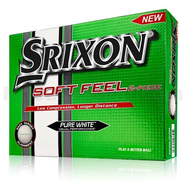 Srixon 22 Soft Feel Golf Balls Dozen White 3 Srixon 22 Soft Feel Golf Balls Dozen White