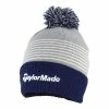 TaylorMade Bobble Beanie Grey /Navy/ White -Outlet Clubs Store TA20H0308001 L
