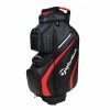 TaylorMade Deluxe Cart Bag Black Red 1 TaylorMade Deluxe Cart Bag Black Red -Outlet Clubs Store TA21A0301002 L