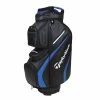 TaylorMade Deluxe Cart Bag Black Blue 2 TaylorMade Deluxe Cart Bag Black Blue -Outlet Clubs Store TA21A0301003 L