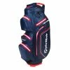 TaylorMade StormDry W/P Cart Bag Navy Red -Outlet Clubs Store TA21A0303004 L