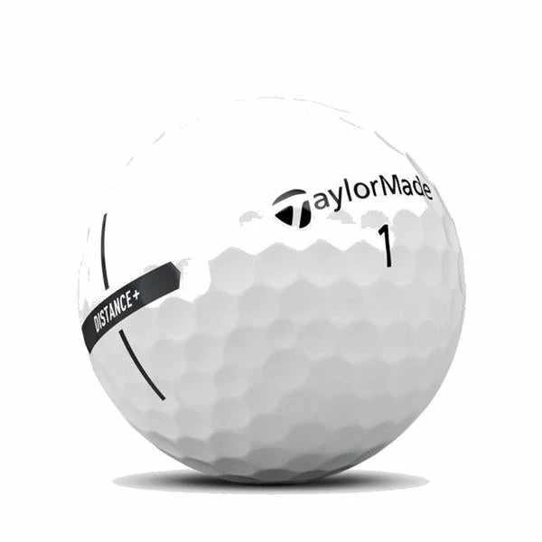 TaylorMade Distance + Golf Balls Dozen White 4 TaylorMade Distance + Golf Balls Dozen White - Image 2