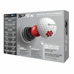 TaylorMade 2021 TP5x Golf Balls Dozen White -Outlet Clubs Store TA21D0104001 2 L