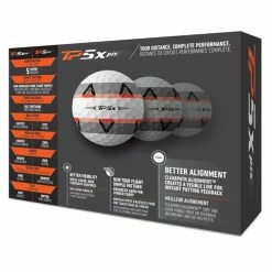 TaylorMade TP5X Pix 2.0 Golf Balls Dozen White (2 Dozen €90) 7 TaylorMade TP5X Pix 2.0 Golf Balls Dozen White (2 Dozen €90) -Outlet Clubs Store TA21D0105001 2 L