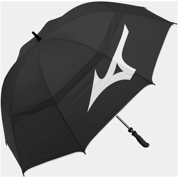 Mizuno Tour Twin Canopy Umbrella Black - White 3 Mizuno Tour Twin Canopy Umbrella Black - White