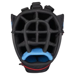 Callaway Chev Dry 14 Golf Cart Bag - Black/CYAN/Fire Red -Outlet Clubs Store bags 2021 chev dry 14 cart 19011 6