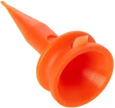 Longridge Plastic Castle Tees 5 Mm Orange 3 Longridge Plastic Castle Tees 5 Mm Orange