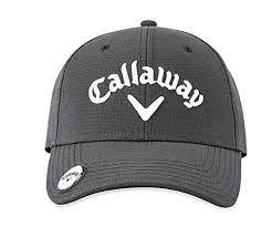 Callaway Gents Stitch Magnet Adj Cap Charcoal