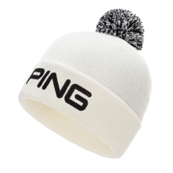 PING Classic Bobble Hat White