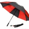 GustBuster Pro Series Gold 62″ Golf Umbrella Red/ Black -Outlet Clubs Store red black 62